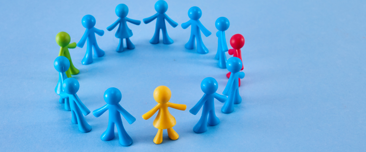 Think Social Identity theory image of collective group of people