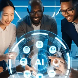 People around AI showing culture