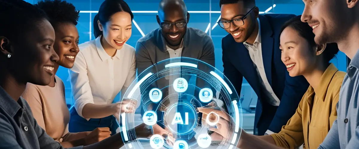 People around AI showing culture